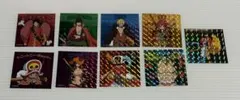 ONE PIECE FILM Z キャラクターシール 麦わらの一味9枚セット