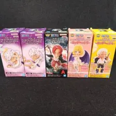 ワーコレ ワンピース ルフィ&ステューシー&シャンクス&S ホークのサムネイル