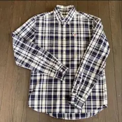 メゾンキツネ　ネイビーチェックシャツのサムネイル