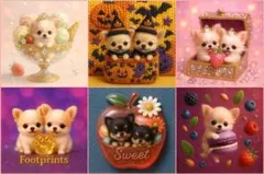 りんご様パネル　チワワ