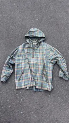 90s OLD GAP コットンマウンテンパーカー チェック supreme - メルカリ