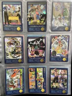 ワンピース ビジュアルアドベンチャーセミコンプ全部で168枚中144枚バインダ付