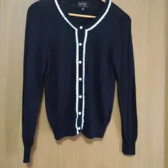 TO★b.by agnes b. ネイビー 長袖カーディガン