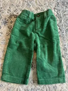 ラルフローレン　コーデュロイ　パンツ　グリーン　緑 12M クリスマス　ホリデー