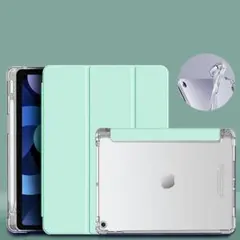 ハーフクリア iPad ケース 新モデル 11インチ エメラルド Airもあり♪