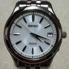 SEIKO ドルチェ 7B24 ソーラー電波 メンズ腕時計 稼働品【O-94 