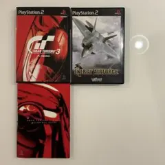PS2 ゲームソフト　グランツーリスモ3とエナジーエアフォース