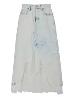 REMAKE LIKE DENIM LACE LAYERED SKIRTのサムネイル