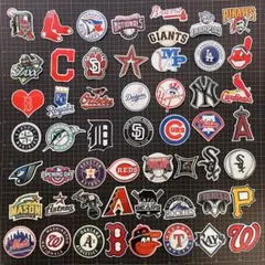 メジャーリーグ　mlb　エンブレム　ヤンキース　ステッカー53枚