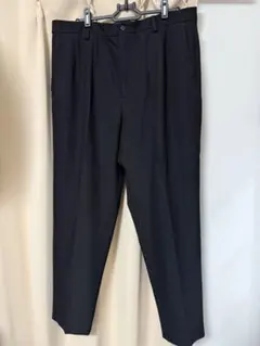 ZARA メンズ ブラックスラックス EUR44 テーパード センタープレス