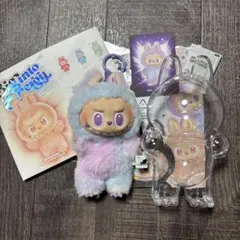 【正規品】　ケース付　POP MART ラブブエナジー　マスコット　パープル