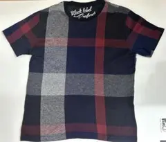 ブラックレーベル　クレストブリッジ　M メンズ　チェック　Tシャツ　バーバリーのサムネイル