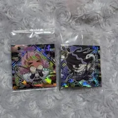 甘露寺蜜璃 伊黒小芭内 鬼滅の刃 ウエハース シール 2枚セット