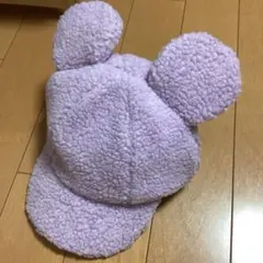 ミッキーマウス モコモコキャップ 帽子 ファーキャップ