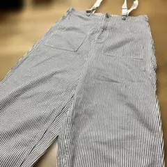 ストライプ オーバーオール