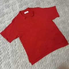 OPAQUE.CLIP 半袖 スキッパー ニット レッドのサムネイル