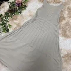 mystic  ニットロングワンピース　大きいサイズXL〜4L 軽いニット素材