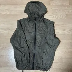 DIESEL フード付きナイロンジャケット オリーブグリーン