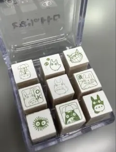 となりのトトロ　スタンプ　9つセット