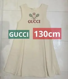 グッチ テニス刺繍ロングワンピース gucci - メルカリ