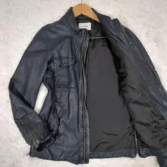 MORGANモルガン　羊革　黒レザーシングルライダースジャケット　L モーガンレザージャケット - SCENERITY | 60% - アジアファッション通販