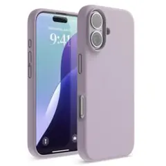 elago iPhone16用 シリコンソフトケース ラベンダー 紫色のサムネイル
