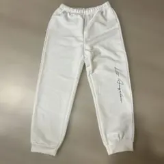 SHEIN ホワイト 白　長ズボン 7Y 120程度　ジャージ