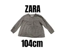 【ZARA ザラベイビーガール】美品　長袖ブラウス　トップス　花柄 104cm