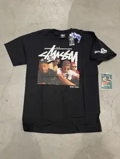 希少】STUSSY×難波章浩コラボ Tシャツ 黒M - メルカリ