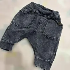 デニム風ゴムウエストパンツ