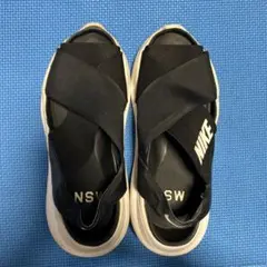 NIKEナイキ　黒スポーツサンダル　海　プール　フェス　ACG　キャンプ　花火