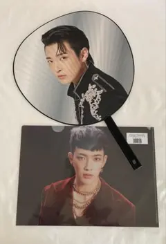 ATEEZ ホンジュン うちわ クリアファイル