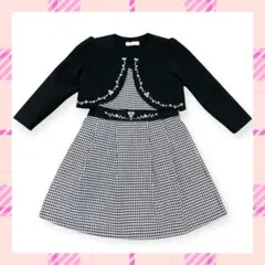 美品 女の子110 卒服 フォーマルワンピース セレモニー 卒業式 入学式