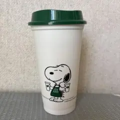 スヌーピー スターバックス リユーザブルタンブラー (ホワイト)473ml
