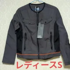 ロッキー レディース ノーカラー ブルゾン 作業服　RJ0302 S カーキ