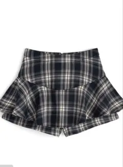 GRL チェック柄フリルスカートパンツ［ks006a］