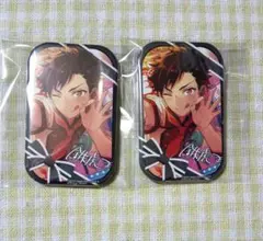 あんスタ　一番カフェ　お菓子パーティ♪　スクエア缶バッジ　鉄虎