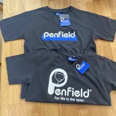 Penfield ロゴ入り グレー Tシャツ　２枚セット