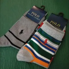 ラルフローレン　メンズソックス　25−27　２足セット