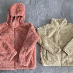 ユニクロ　フリース140 暴風パーカー150