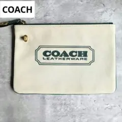 COACH コーチ クラッチバッグ CD699G アイボリー