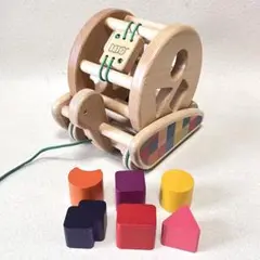 BørneLund ボーネルンド バヨ社 カラフルプルトーイ 積み木