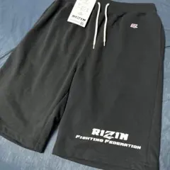 【新品タグ付き】RIZIN 公式 ハーフパンツ L ブラック ライジン 格闘技