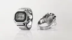 CRW-001-1JR カシオ リングウオッチ 指輪型 G-SHOCK シルバー - メルカリ