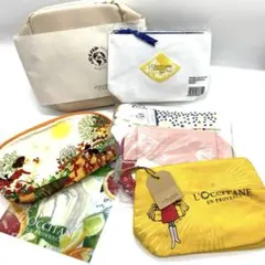 L’OCCITANE ロクシタン ノベルティ ポーチ7点セット未使用含まとめ売りのサムネイル