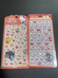 ハローキティ Tok!Tok! ボンボンドロップシールmini おまけ付き