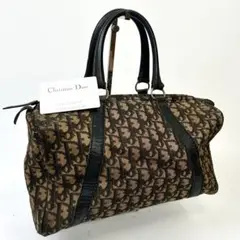 Dior トロッター　キャンバス　ハンド　ミニボストンバッグ　ネイビー