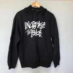 stussy INCREASE the PEACE ブラックパーカー