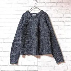 【イーハイフンワールドギャラリー】ラグランスリーブニットトップスFカジュアル