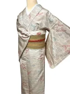 浴衣 綿 変わり織 ツバメ柄 裄69cm 訳ありお値引き - メルカリ